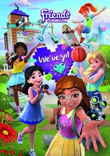 Постер: Lego Friends: Девчонки на задании / LEGO Friends: Girls on a Mission (2018)