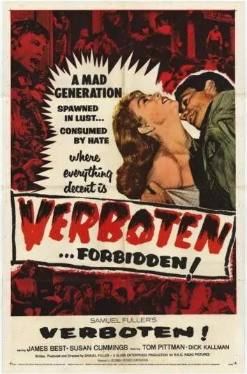 Постер: Запретные чувства / Verboten! (1959)