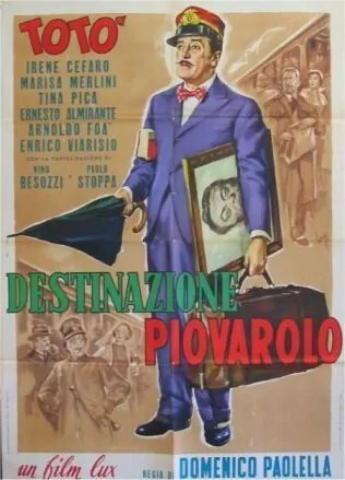 Постер: Пункт назначения Дождинело / Destinazione Piovarolo (1956)