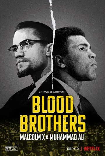 Постер: Братья по крови: Малкольм Икс и Мохаммед Али / Blood Brothers: Malcolm X & Muhammad Ali (2021)