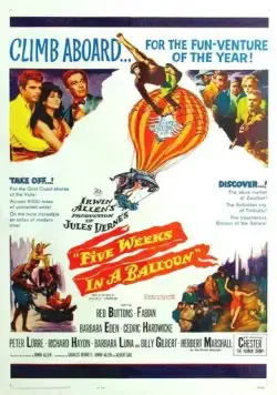 Постер: Пять недель на воздушном шаре / Five Weeks in a Balloon (1962)