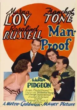 Постер: Устойчивая к мужчинам / Man-Proof (1938)