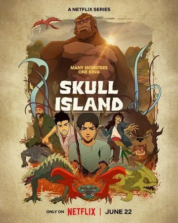 Постер: Остров черепа / Skull Island (2023)
