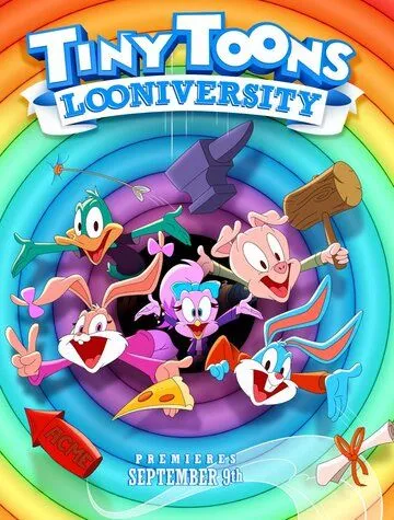 Постер: Мультяшки: Луниверситет / Tiny Toons Looniversity (2023)