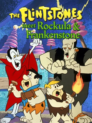 Постер: Флинтстоуны встречают Рокулу и Франкенстоуна / The Flintstones Meet Rockula and Frankenstone (1979)