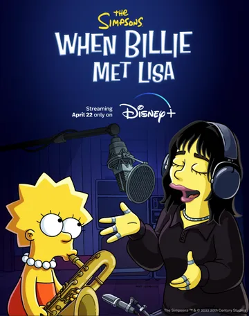 Постер: Симпсоны: Когда Билли встретила Лизу / When Billie Met Lisa (2022)