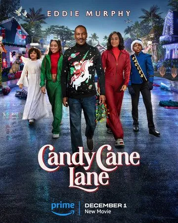 Постер: Конфетный переулок / Candy Cane Lane (2023)