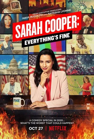 Постер: Сара Купер: Все в порядке / Sarah Cooper: Everything's Fine (2020)
