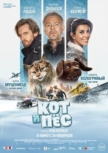 Постер: Кот и пёс / Chien et chat (2024)