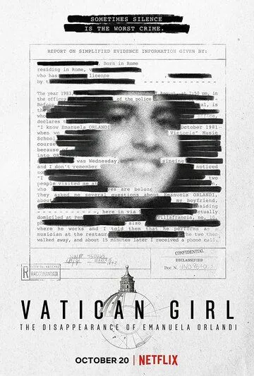 Постер: Девочка из Ватикана: исчезновение Эмануэлы Орланди / Vatican Girl: The Disappearance of Emanuela Orlandi (2022)