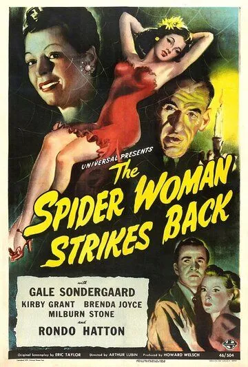 Постер: Возвращение женщины-паука / The Spider Woman Strikes Back (1946)