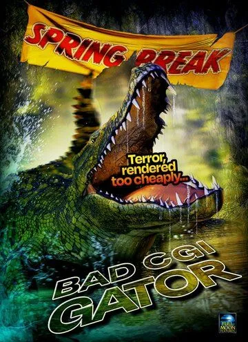 Постер: Плохо нарисованный аллигатор / Bad CGI Gator (2023)