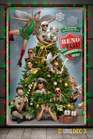 Постер: Рино 911: Волшебное ограбление / Reno 911!: It's a Wonderful Heist (2022)