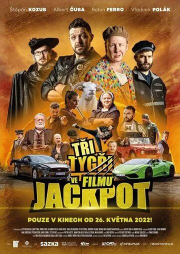 Постер: Три тигра фильм: Джекпот / Tri Tygri ve filmu: Jackpot (2022)