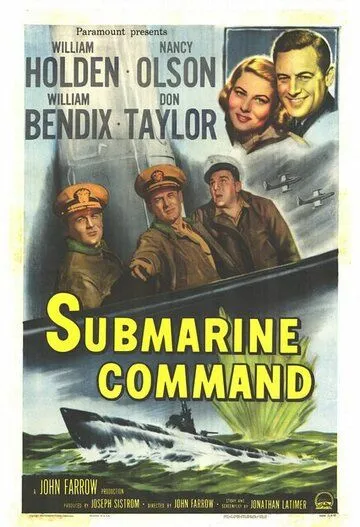 Постер: Команда субмарины / Submarine Command (1951)