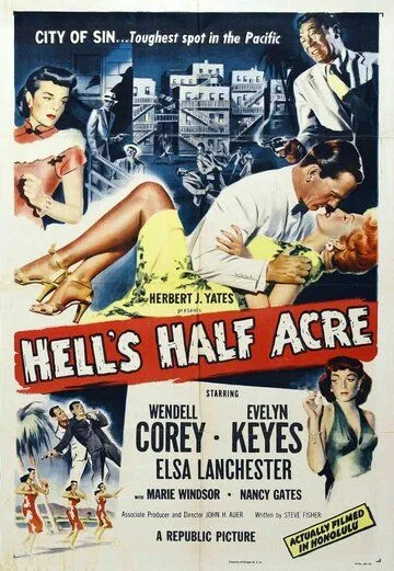 Постер: Пол-акра ада / Hell's Half Acre (1954)