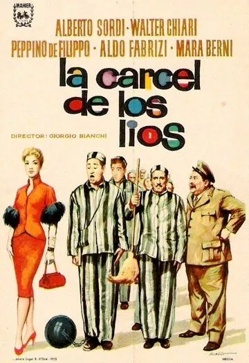 Постер: Случай в тюрьме / Accadde al penitenziario (1955)