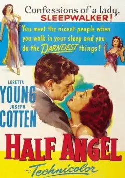 Постер: Ангел наполовину / Half Angel (1951)