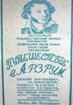 Постер: Путешествие в Арзрум (1937)