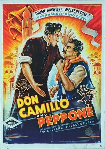 Постер: Дон Камилло и депутат Пеппоне / Don Camillo e l'on. Peppone (1955)