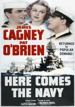 Постер: В дело вступает флот / Here Comes the Navy (1934)
