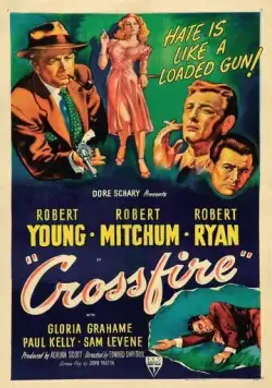 Постер: Перекрестный огонь / Crossfire (1947)