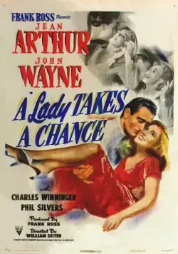 Постер: Она решает рискнуть / A Lady Takes a Chance (1943)
