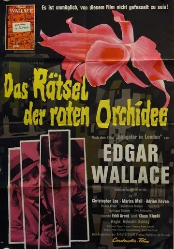 Постер: Тайна красной орхидеи / Das Rätsel der roten Orchidee (1962)