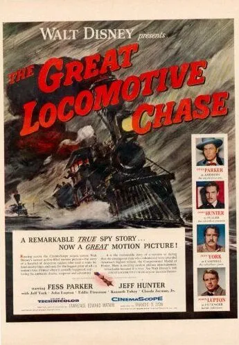 Постер: Крутой маршрут / The Great Locomotive Chase (1956)