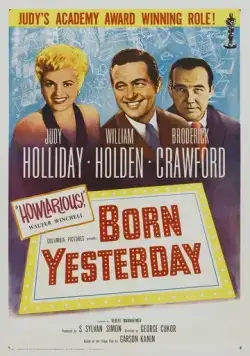 Постер: Рожденная вчера / Born Yesterday (1950)