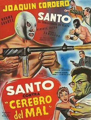 Постер: Санто против злого гения / Santo contra cerebro del mal (1961)