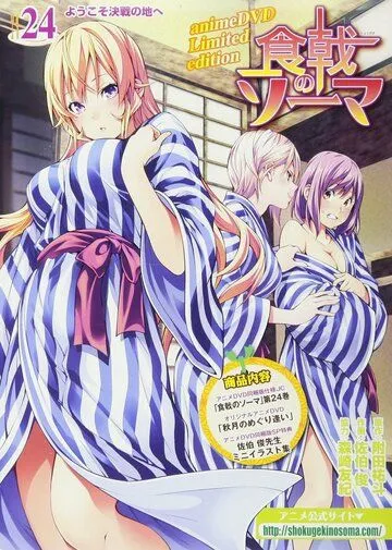 Постер: Повар-боец Сома: Второе блюдо OVA / Shokugeki no Souma: Ni no Sara OVA (2016)