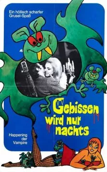 Постер: Они кусают только ночью / Gebissen wird nur nachts - das Happening der Vampire (1971)