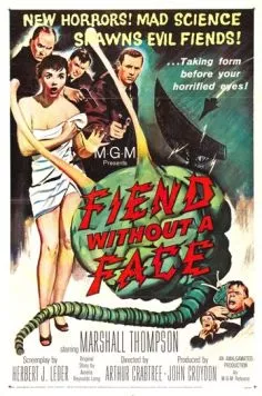 Постер: Безликий демон / Fiend Without a Face (1958)