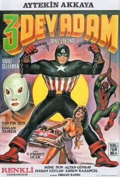 Постер: 3 гигантских человека / 3 dev adam (1973)