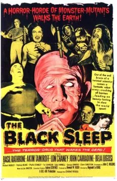 Постер: Черное бездействие / The Black Sleep (1956)