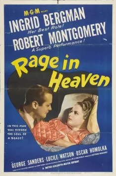 Постер: Ярость в небесах / Rage in Heaven (1941)