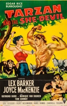 Постер: Тарзан и дьяволица / Tarzan and the She-Devil (1953)