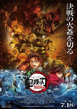 Постер: Истребитель демонов: Kimetsu No Yaiba Бесконечная крепость / Kimetsu no Yaiba Movie: Mugen Jou-hen (2025)