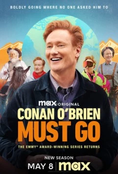 Постер: Конан О'Брайен должен уйти / Conan O'Brien Must Go (2024)