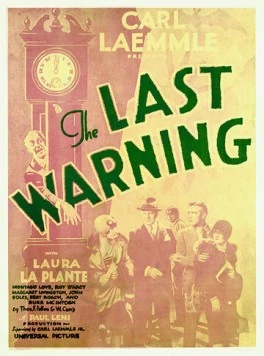 Постер: Последнее предупреждение / The Last Warning (1928)
