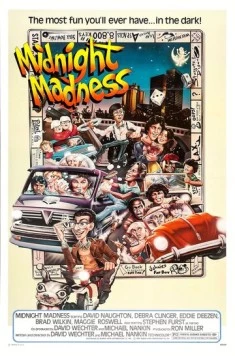 Постер: Полуночное безумие / Midnight Madness (1980)