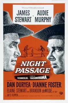 Постер: Опасный перегон / Night Passage (1957)
