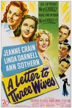 Постер: Письмо трем женам / A Letter to Three Wives (1949)