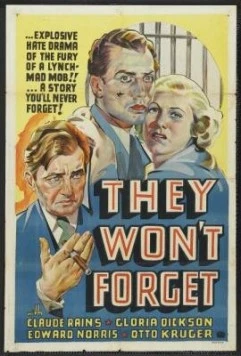 Постер: Они не забудут / They Won't Forget (1937)