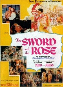 Постер: Меч и роза / The Sword and the Rose (1953)