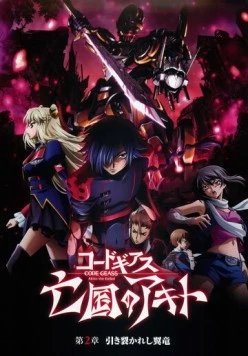 Постер: Код Гиас: Отступник Акито 2. Разрыв Виверны / Code Geass: Boukoku no Akito 2 - Hikisakareshi Yokuryuu (2013)