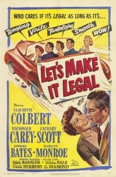 Постер: Давай сделаем это легально / Let's Make It Legal (1951)