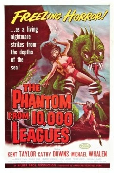 Постер: Фантом с глубины 10000 лиг / The Phantom from 10,000 Leagues (1955)