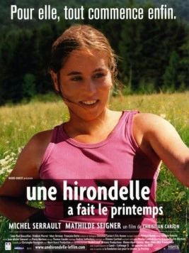 Постер: Девушка из Парижа / Une hirondelle a fait le printemps (2001)